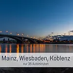 Dahem-apartments - Ruhig Parkplatz Rhein Main Gebiet Gut Erreichbar - 3 - Barrierefrei Mit Garten Und Hund Auf Anfrage -- 2 Sz Maisonette Mit Balkon, -- 2 Sz Mit Balkon * Bretzenheim