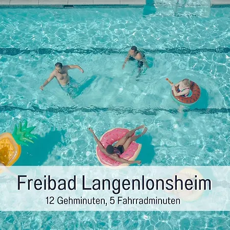 Dahem-apartments - Ruhig Parkplatz Rhein Main Gebiet Gut Erreichbar - App 1 Barrierefrei Mit Kamin Garten Und Hund - App 2 Mit Balkon アパート