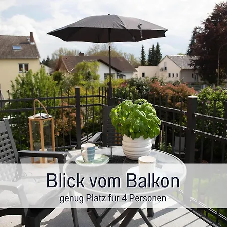 Dahem-apartments - Ruhig Parkplatz Rhein Main Gebiet Gut Erreichbar - 3 - Barrierefrei Mit Garten Und Hund Auf Anfrage -- 2 Sz Maisonette Mit Balkon, -- 2 Sz Mit Balkon Apartmán