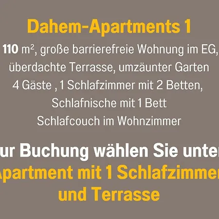 Apartmán Dahem-apartments - Ruhig Parkplatz Rhein Main Gebiet Gut Erreichbar - 3 - Barrierefrei Mit Garten Und Hund Auf Anfrage -- 2 Sz Maisonette Mit Balkon, -- 2 Sz Mit Balkon