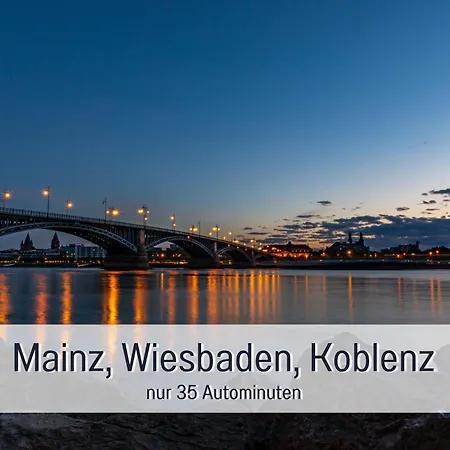 Dahem-apartments - Ruhig Parkplatz Rhein Main Gebiet Gut Erreichbar - 3 - Barrierefrei Mit Garten Und Hund Auf Anfrage -- 2 Sz Maisonette Mit Balkon, -- 2 Sz Mit Balkon * Bretzenheim