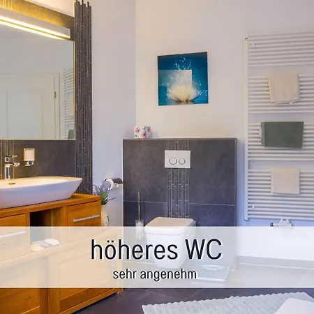 Dahem-apartments - Ruhig Parkplatz Rhein Main Gebiet Gut Erreichbar - App 1 Barrierefrei Mit Kamin Garten Und Hund - App 2 Mit Balkon