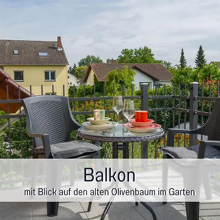 Dahem-apartments - Ruhig Parkplatz Rhein Main Gebiet Gut Erreichbar - 3 - Barrierefrei Mit Garten Und Hund Auf Anfrage -- 2 Sz Maisonette Mit Balkon, -- 2 Sz Mit Balkon Appartement Bretzenheim