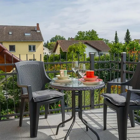 公寓 Dahem-apartments - Ruhig Parkplatz Rhein Main Gebiet Gut Erreichbar - 3 - Barrierefrei Mit Garten Und Hund Auf Anfrage -- 2 Sz Maisonette Mit Balkon, -- 2 Sz Mit Balkon Bretzenheim