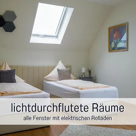 Dahem-apartments - Ruhig Parkplatz Rhein Main Gebiet Gut Erreichbar - 3 - Barrierefrei Mit Garten Und Hund Auf Anfrage -- 2 Sz Maisonette Mit Balkon, -- 2 Sz Mit Balkon