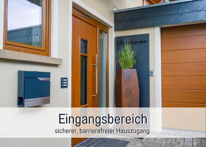 Dahem-apartments - Ruhig Parkplatz Rhein Main Gebiet Gut Erreichbar - 3 - Barrierefrei Mit Garten Und Hund Auf Anfrage -- 2 Sz Maisonette Mit Balkon, -- 2 Sz Mit Balkon דירה *