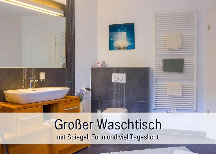 Dahem-apartments - Ruhig Parkplatz Rhein Main Gebiet Gut Erreichbar - 3 - Barrierefrei Mit Garten Und Hund Auf Anfrage -- 2 Sz Maisonette Mit Balkon, -- 2 Sz Mit Balkon *