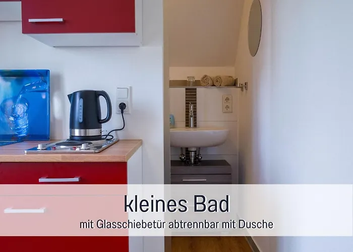 Dahem-apartments - Ruhig Parkplatz Rhein Main Gebiet Gut Erreichbar - 3 - Barrierefrei Mit Garten Und Hund Auf Anfrage -- 2 Sz Maisonette Mit Balkon, -- 2 Sz Mit Balkon *