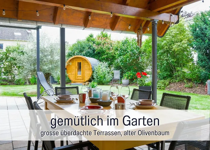 Dahem-apartments - Ruhig Parkplatz Rhein Main Gebiet Gut Erreichbar - 3 - Barrierefrei Mit Garten Und Hund Auf Anfrage -- 2 Sz Maisonette Mit Balkon, -- 2 Sz Mit Balkon