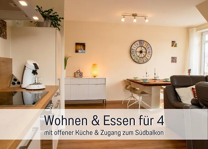 Dahem-apartments - Ruhig Parkplatz Rhein Main Gebiet Gut Erreichbar - 3 - Barrierefrei Mit Garten Und Hund Auf Anfrage -- 2 Sz Maisonette Mit Balkon, -- 2 Sz Mit Balkon