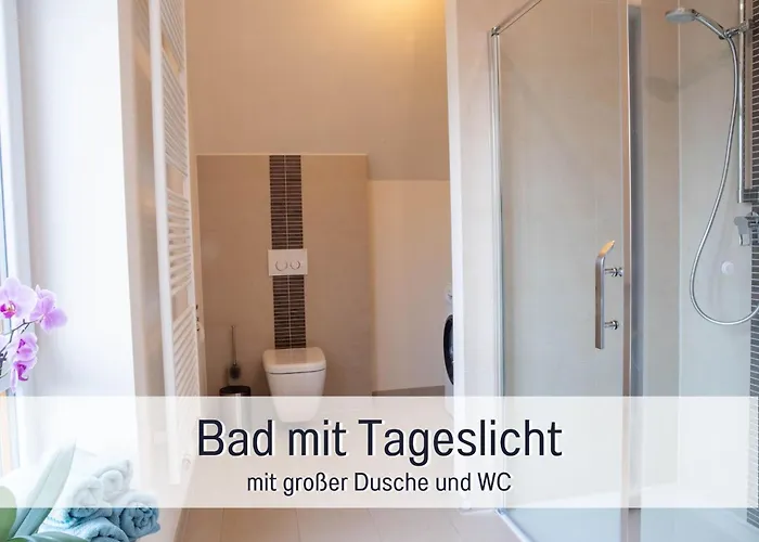 Dahem-apartments - Ruhig Parkplatz Rhein Main Gebiet Gut Erreichbar - 3 - Barrierefrei Mit Garten Und Hund Auf Anfrage -- 2 Sz Maisonette Mit Balkon, -- 2 Sz Mit Balkon דירה *